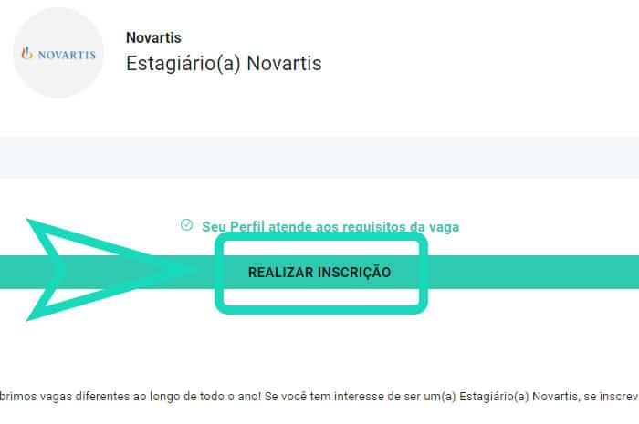 Dica do Emprego Estágio Novartis corpo